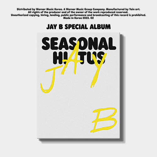 [Pre-Oder] JAY B - SPECIAL ALBUM : SEASONAL HIATUS - Swiss K-POPup