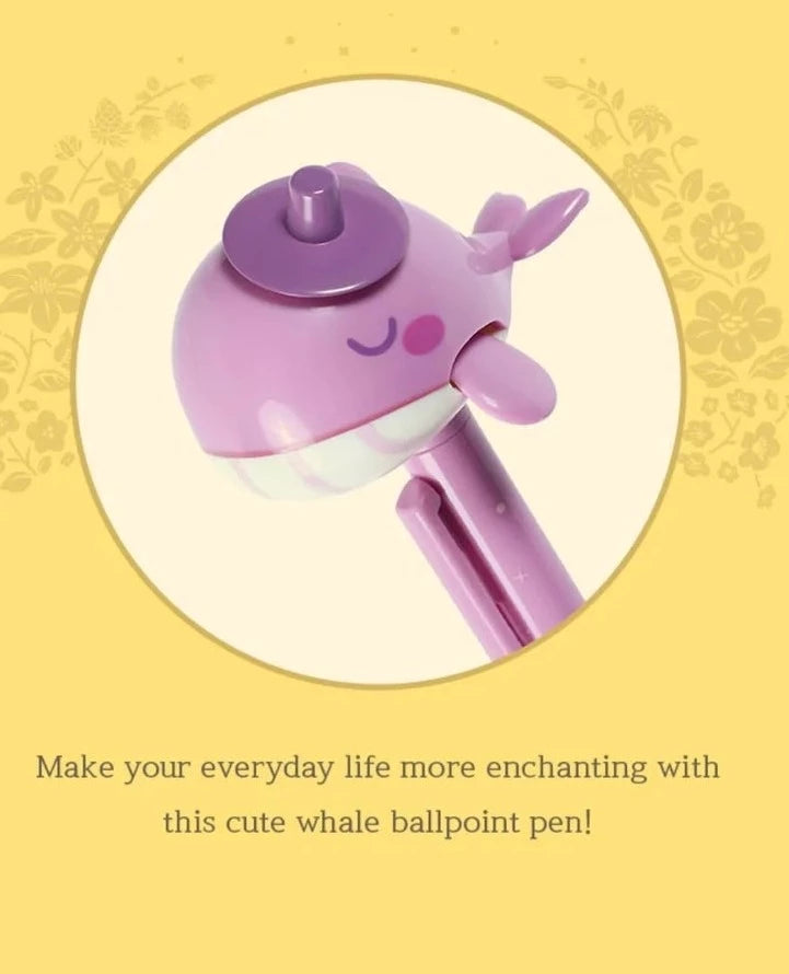 BTS - WHALE BALLPOINT PEN - TINYTAN DALMAJUNG OFFICIAL MD - Swiss K-POPup