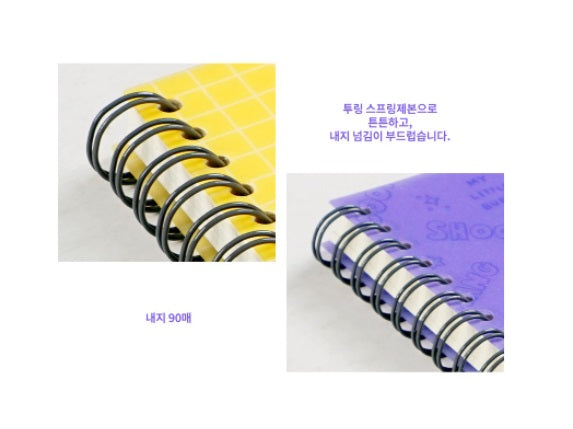 BT21 POCKET SPRING NOTE MY LITTLE BUDDY (OFFICIAL) - Swiss K-POPup
