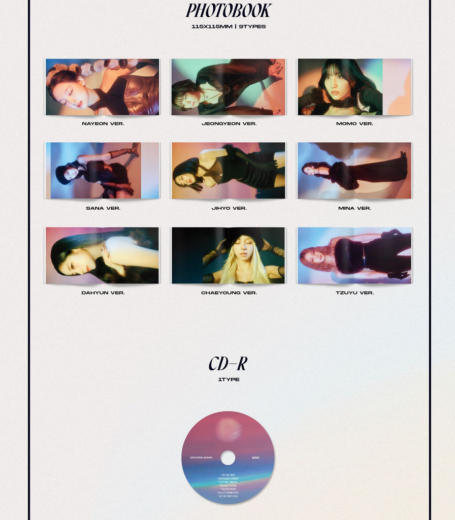 TWICE - READY TO BE 12TH MINI ALBUM DIGIPACK VER. - Swiss K-POPup