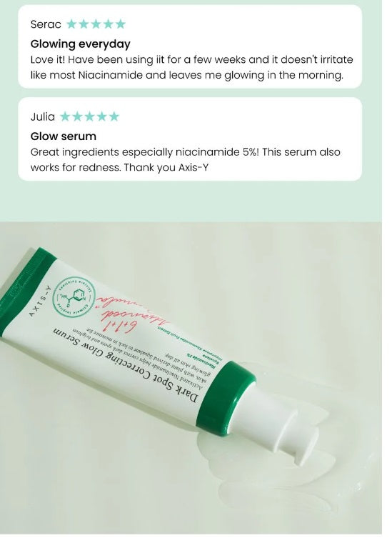 AXIS - Y - Dark Spot Correcting Glow Serum - Swiss K-POPup