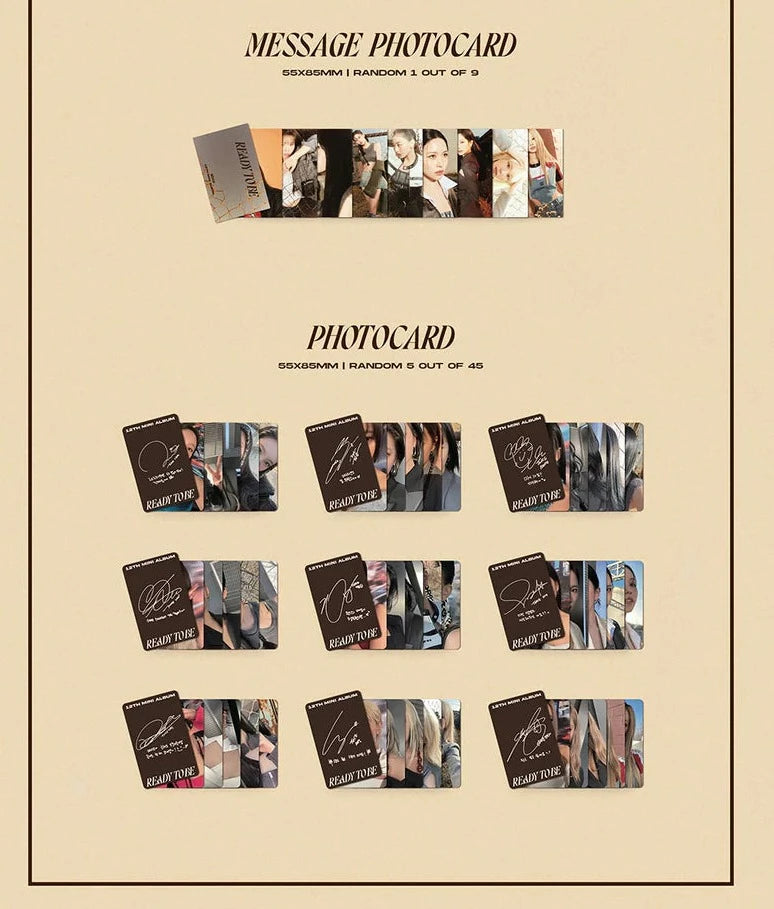 TWICE - READY TO BE (12TH MINI ALBUM) - Swiss K-POPup