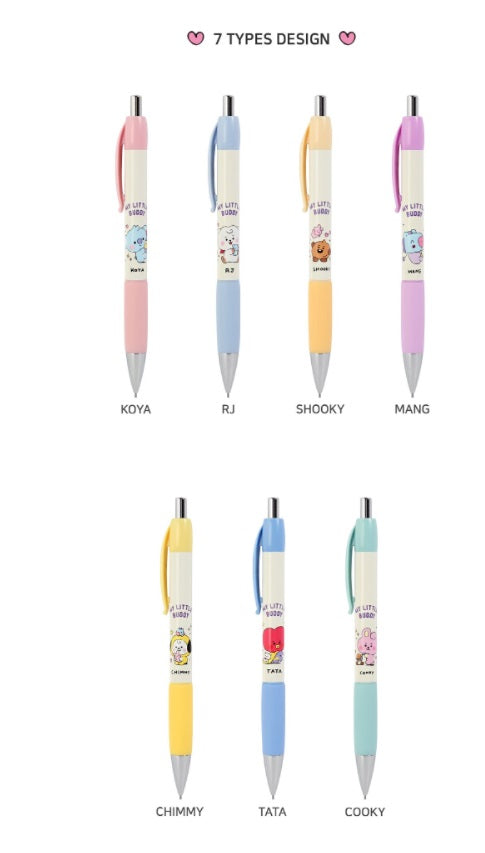 BT21 SHARP PENCIL 0.5MM LITTLE BUDDY  (OFFICIAL) - Swiss K-POPup