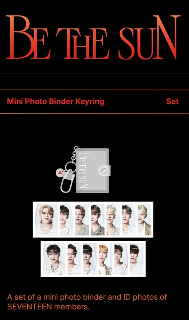 SEVENTEEN - 2022 WORLD TOUR BE THE SUN OFFICIAL MD - Swiss K-POPup
