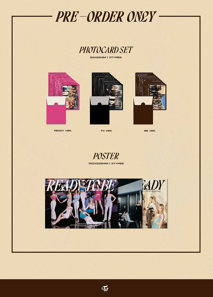 TWICE - READY TO BE (12TH MINI ALBUM) - Swiss K-POPup