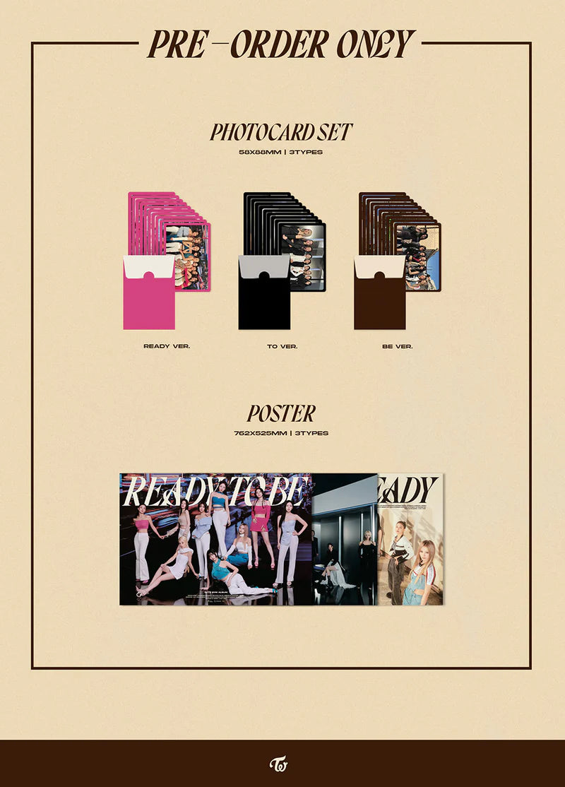 TWICE - READY TO BE (12TH MINI ALBUM) – Swiss K-POPup