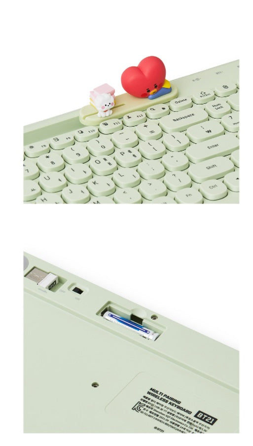 BT21 ULTI PAIRING WIRELESS KEYBOARD MY LITTLE BUDDY (OFFICIAL) - Swiss K-POPup