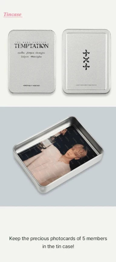 TXT - THE NAME CHAPTER TEMPTATION 5TH MINI ALBUM OFFICIAL MD - PHOTO CARD CASE SET - Swiss K-POPup