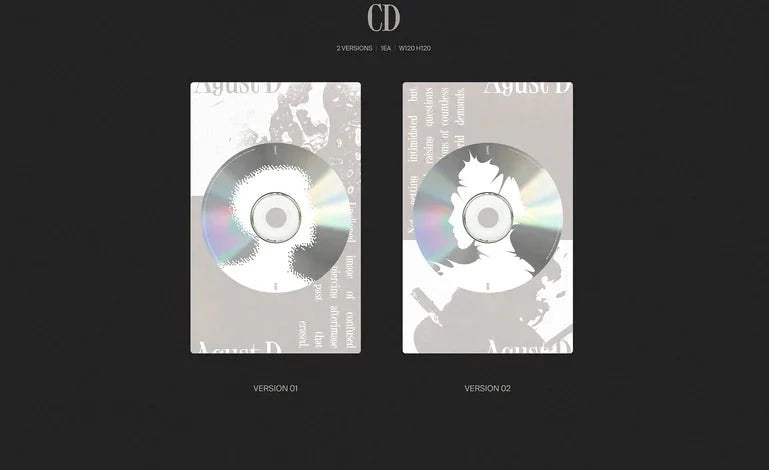 [PRE-ORDER] AGUST D [D-DAY] (Standard ver.) - Swiss K-POPup