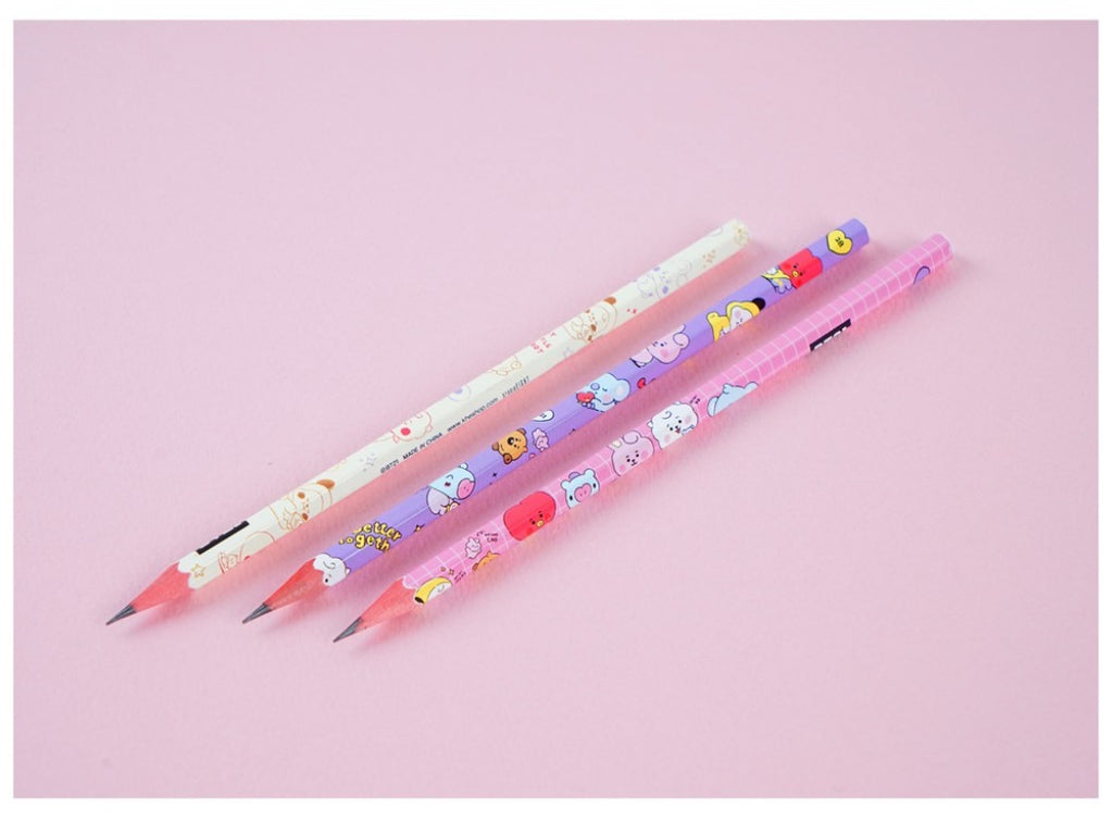 [BT21] MY LITTLE BUDDY PENCIL SET (12EA) (OFFICIAL) - Swiss K-POPup