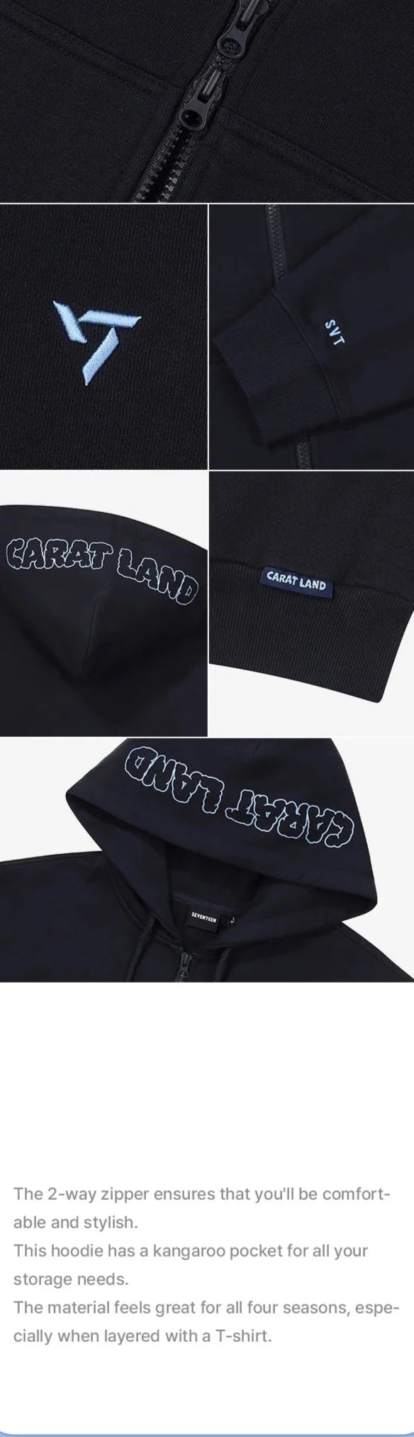 SEVENTEEN ジップアップフーディー L SEVENTEEN - 7TH FAN MEETING