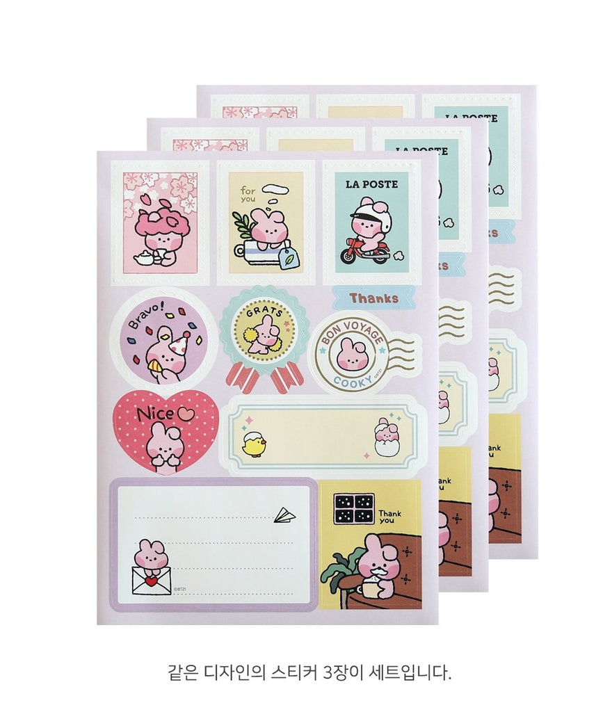 BT21 MININI REMOVABLE GIFT SITKCER (OFFICIAL MD) - Swiss K-POPup