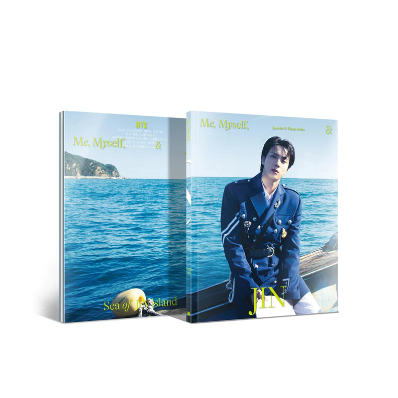 [PRE-ORDER] JIN - SPECIAL 8 PHOTO-FOLIO ME, MYSELF, AND JIN SEA OF JIN ISLAND - Swiss K-POPup