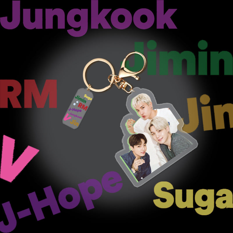 BTS "FRIENDS" KEYCHAINS - Swiss K-POPup