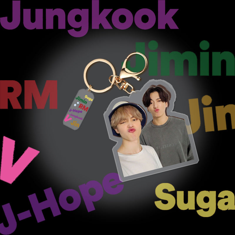 BTS "FRIENDS" KEYCHAINS - Swiss K-POPup