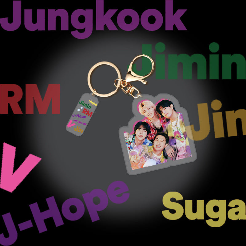 BTS "FRIENDS" KEYCHAINS - Swiss K-POPup