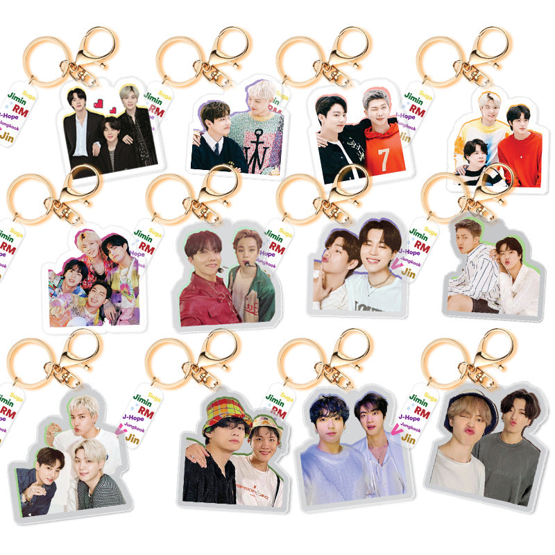 BTS "FRIENDS" KEYCHAINS - Swiss K-POPup