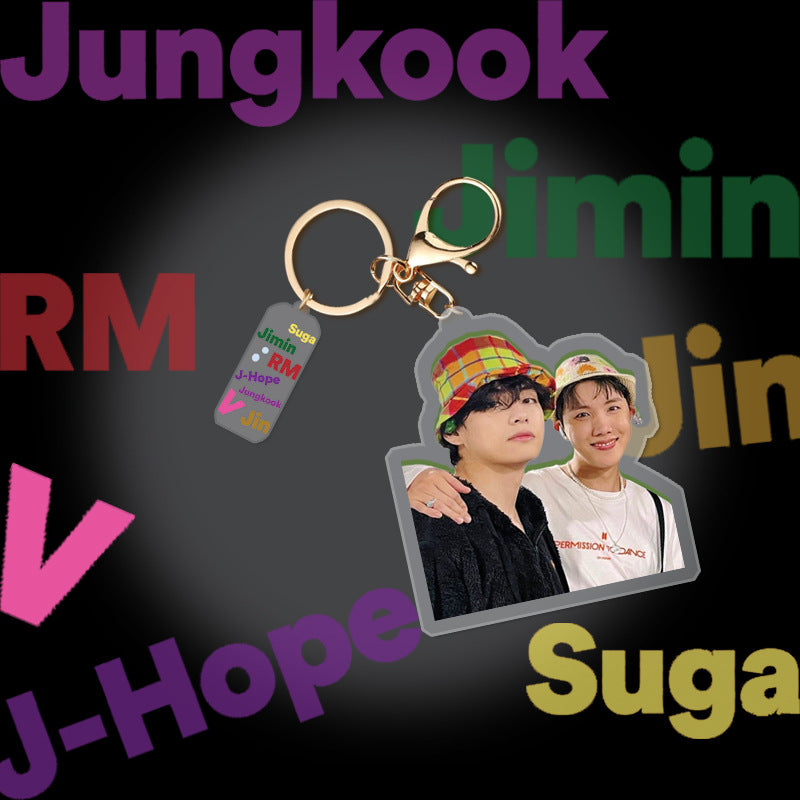 BTS "FRIENDS" KEYCHAINS - Swiss K-POPup