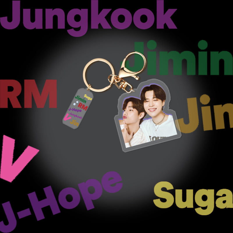 BTS "FRIENDS" KEYCHAINS - Swiss K-POPup