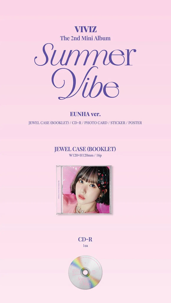 [ VIVIZ - SUMMER VIVE (2ND MINI ALBUM) JEWEL CASE - Swiss K-POPup