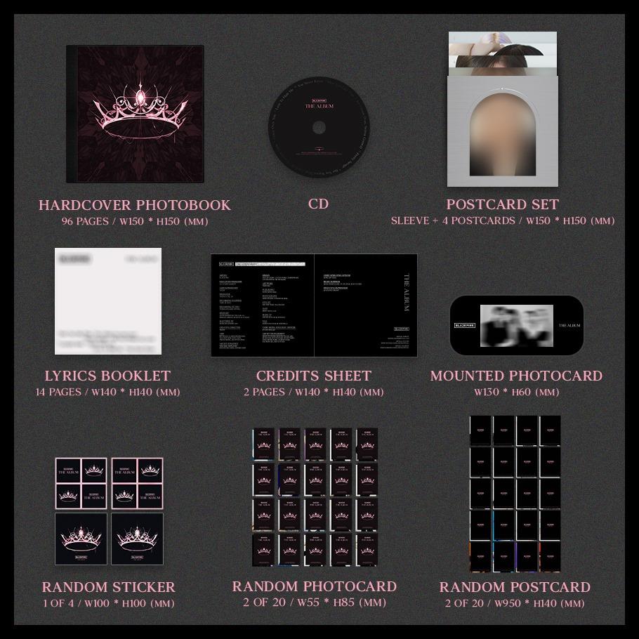 BLACKPINK 1ST FULL ALBUM - [THE ALBUM] (VER.1/VER.2/VER.3/VER.4) - Swiss K-POPup