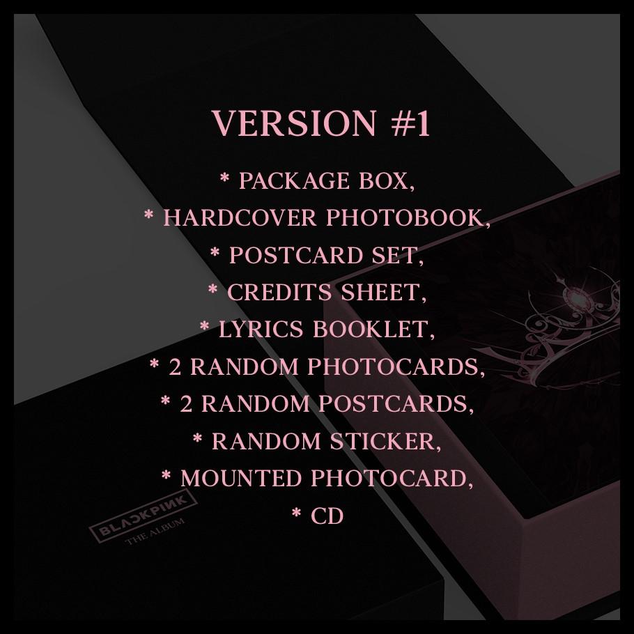 BLACKPINK 1ST FULL ALBUM - [THE ALBUM] (VER.1/VER.2/VER.3/VER.4) - Swiss K-POPup