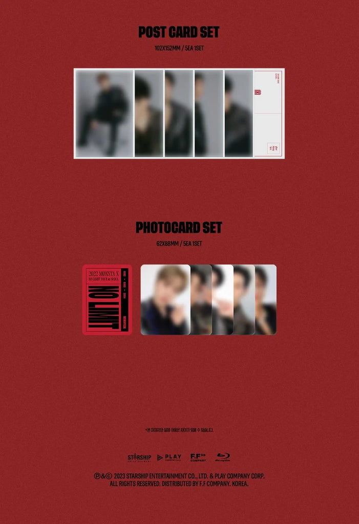 [Pre-Order] MONSTA X - 2022 MONSTA X [NO LIMIT] TOUR IN SEOUL (BLU-RAY) - Swiss K-POPup