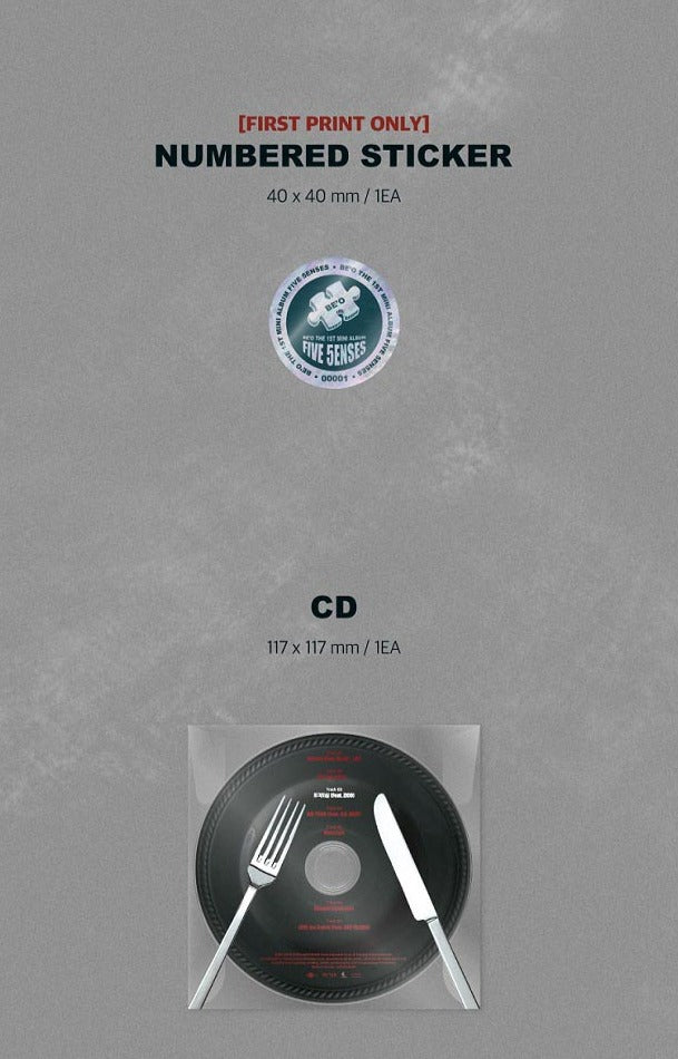 BE'O - FIVE SENSES (MINI ALBUM VOL. 1) - Swiss K-POPup