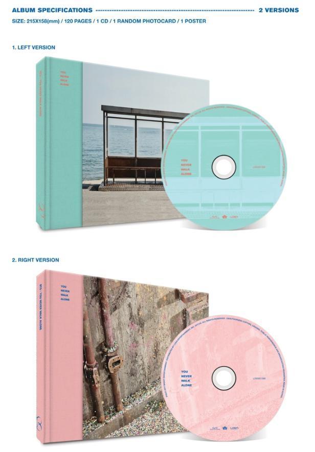BTS 2ND SPECIAL ALBUM - YOU NEVER WALK ALONE - Swiss K-POPup