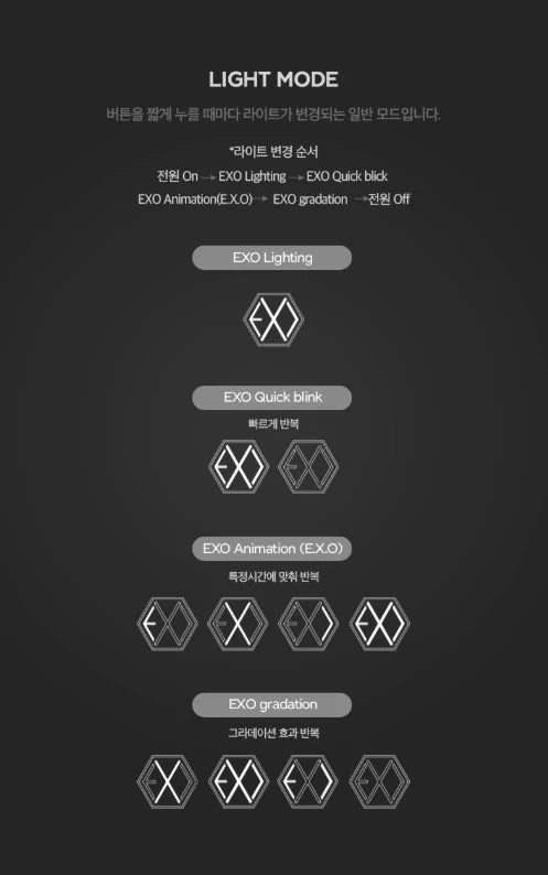 EXO - OFFICIAL LIGHT STICK VER. 3 - Swiss K-POPup