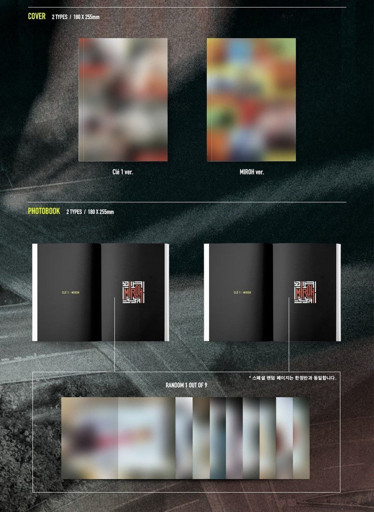 STRAY KIDS - CLE 1 : MIROH (MINI ALBUM) NORMAL VERSION - Swiss K-POPup