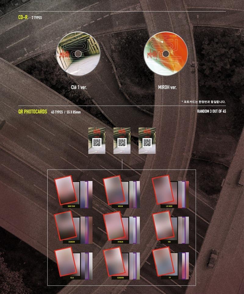STRAY KIDS - CLE 1 : MIROH (MINI ALBUM) NORMAL VERSION - Swiss K-POPup