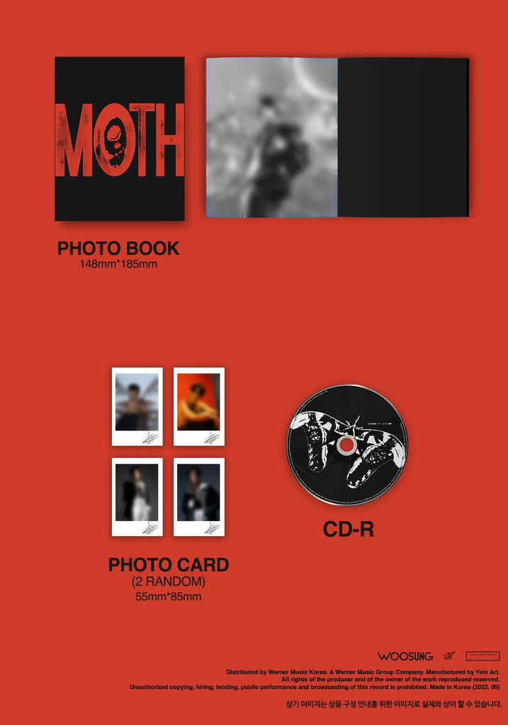 [PRE-ORDER] WOO SUNG MOTH - Swiss K-POPup