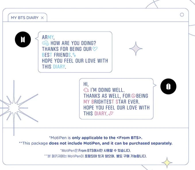 [PRE-ORDER] BTS - MY BTS DIARY - Swiss K-POPup