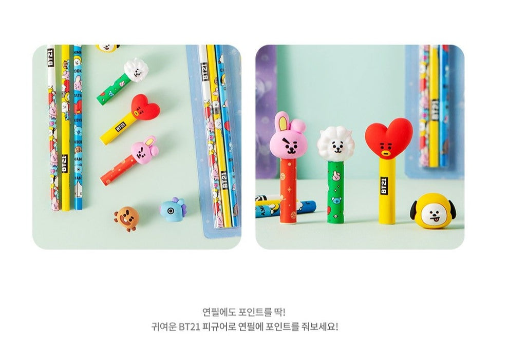 OFFICIAL BT21 FIGURE STATIONERY SET - Swiss K-POPup