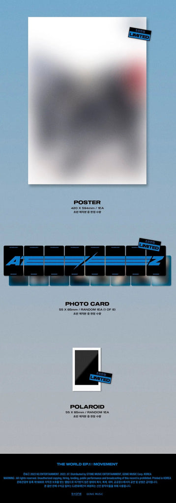 [Pre-Order] ATEEZ - THE WORLD EP.1 : MOVEMENT - Swiss K-POPup