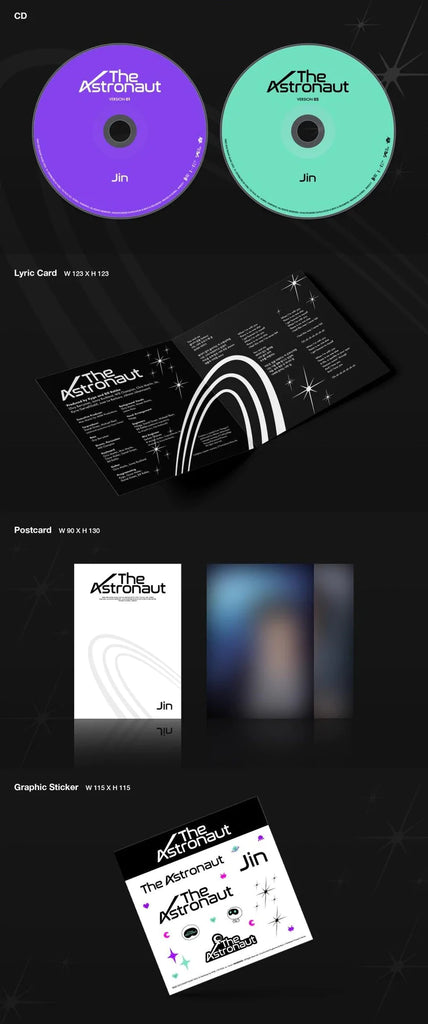 [Pre-Order] JIN (BTS) - THE ASTRONAUT - Swiss K-POPup