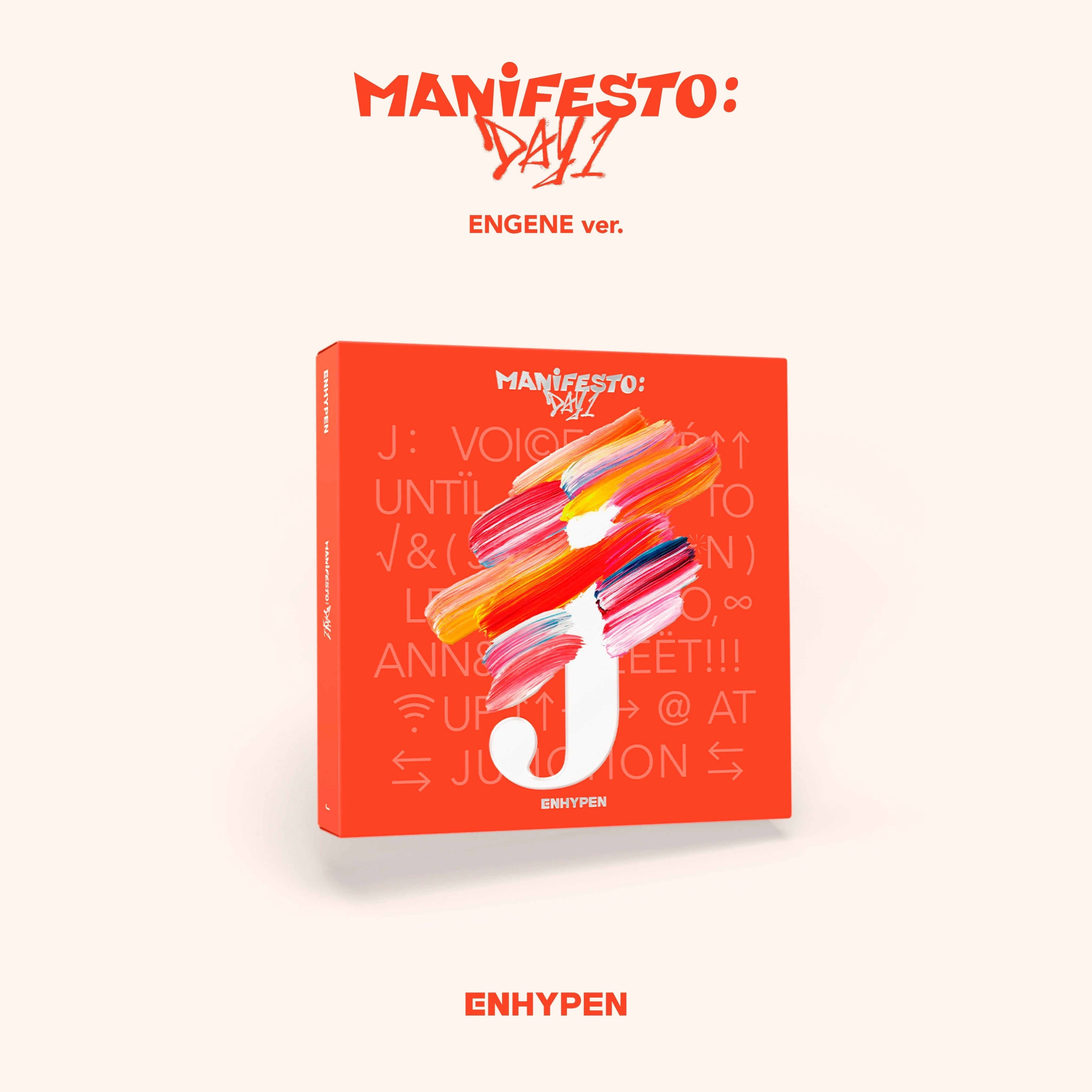 ENHYPEN - MANIFESTO : DAY 1 Weverse Albums Version – Includes Photo Card & QR Card (Like New)