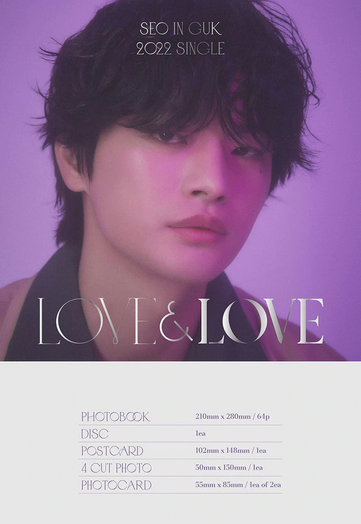 [Pre-Order] SEO IN GUK - LOVE & LOVE (SINGLE ALBUM) - Swiss K-POPup