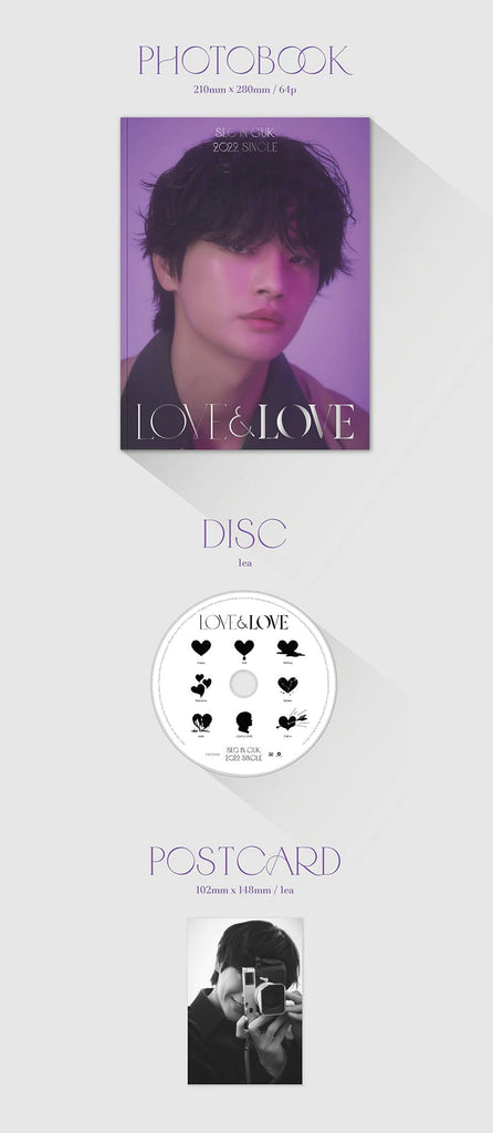 [Pre-Order] SEO IN GUK - LOVE & LOVE (SINGLE ALBUM) - Swiss K-POPup