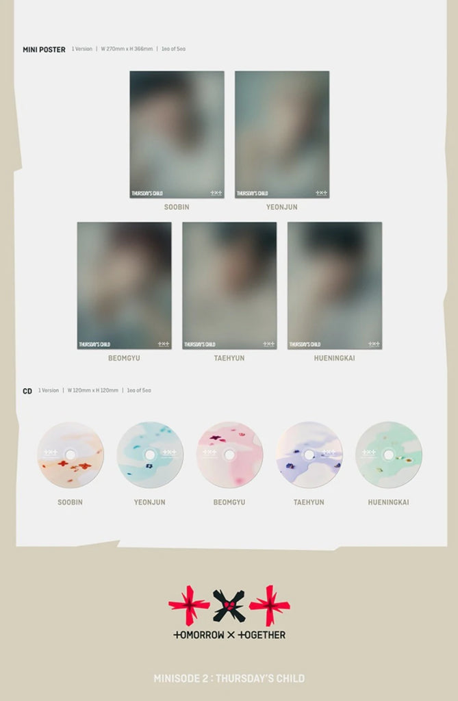 [Pre-Order] TOMORROW X TOGETHER [minisode 2: Thursday's Child] (TEAR ver.) - Swiss K-POPup