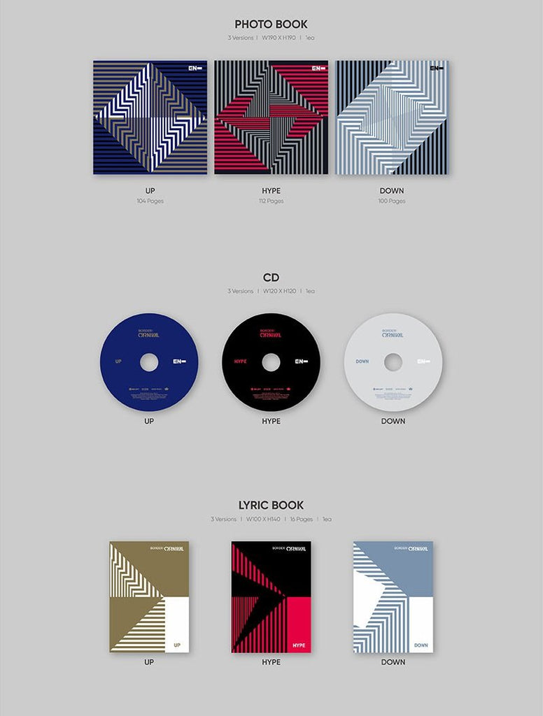 ENHYPEN 2nd Mini Album - [BORDER : CARNIVAL] - Swiss K-POPup