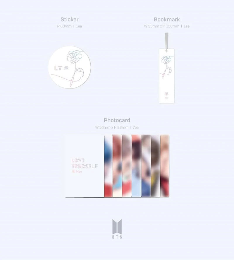 [Pre-Order] BTS - LOVE YOURSELF 承 'HER' [LP] - Swiss K-POPup