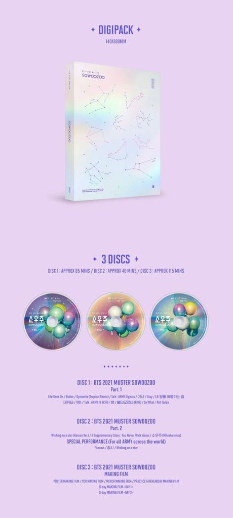 [PRE-ORDER] BTS - 2021 MUSTER SOWOOZOO BLU-RAY - Swiss K-POPup
