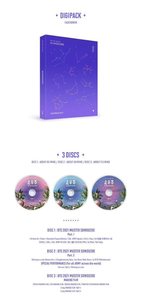 [PRE-ORDER] BTS - 2021 MUSTER SOWOOZOO DVD - Swiss K-POPup
