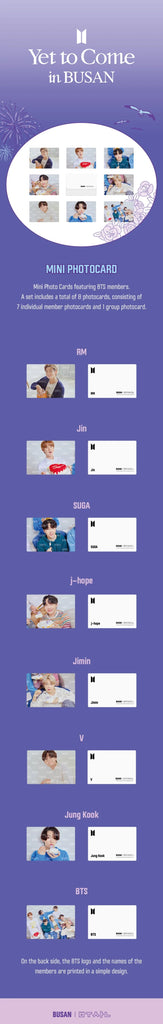 [PRE-ORDER] BTS - YET TO COME IN BUSAN OFFICIAL MD - Swiss K-POPup