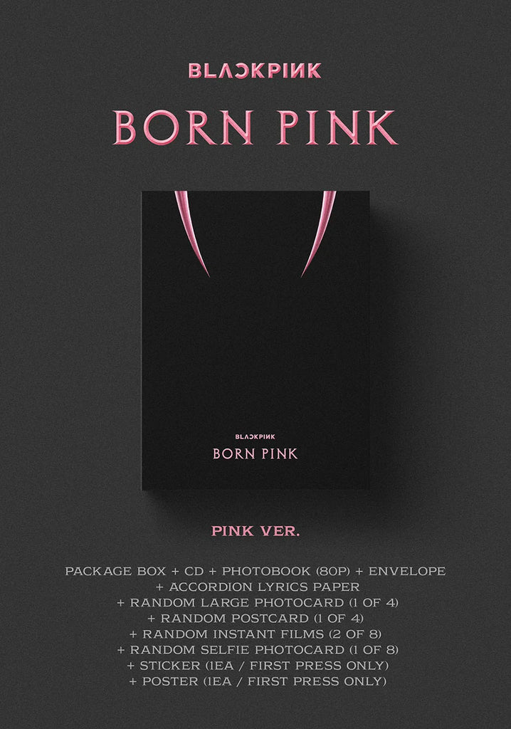 [Pre-Order] BLACKPINK - 2ND ALBUM BORN PINK BOX - Swiss K-POPup