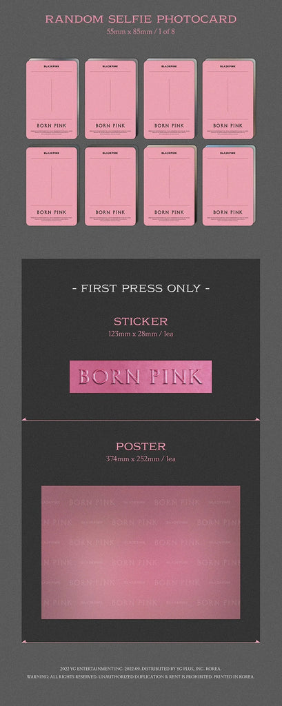 [Pre-Order] BLACKPINK - 2ND ALBUM BORN PINK BOX - Swiss K-POPup