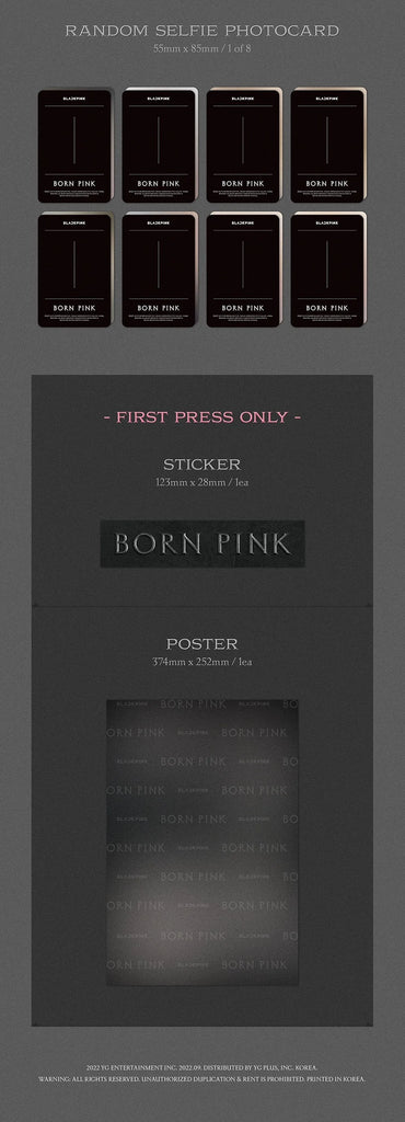 [Pre-Order] BLACKPINK - 2ND ALBUM BORN PINK BOX - Swiss K-POPup