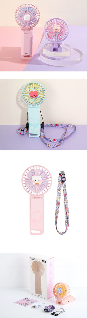 OFFICIAL BT21 MININI 3WAY HANDY FAN - Swiss K-POPup